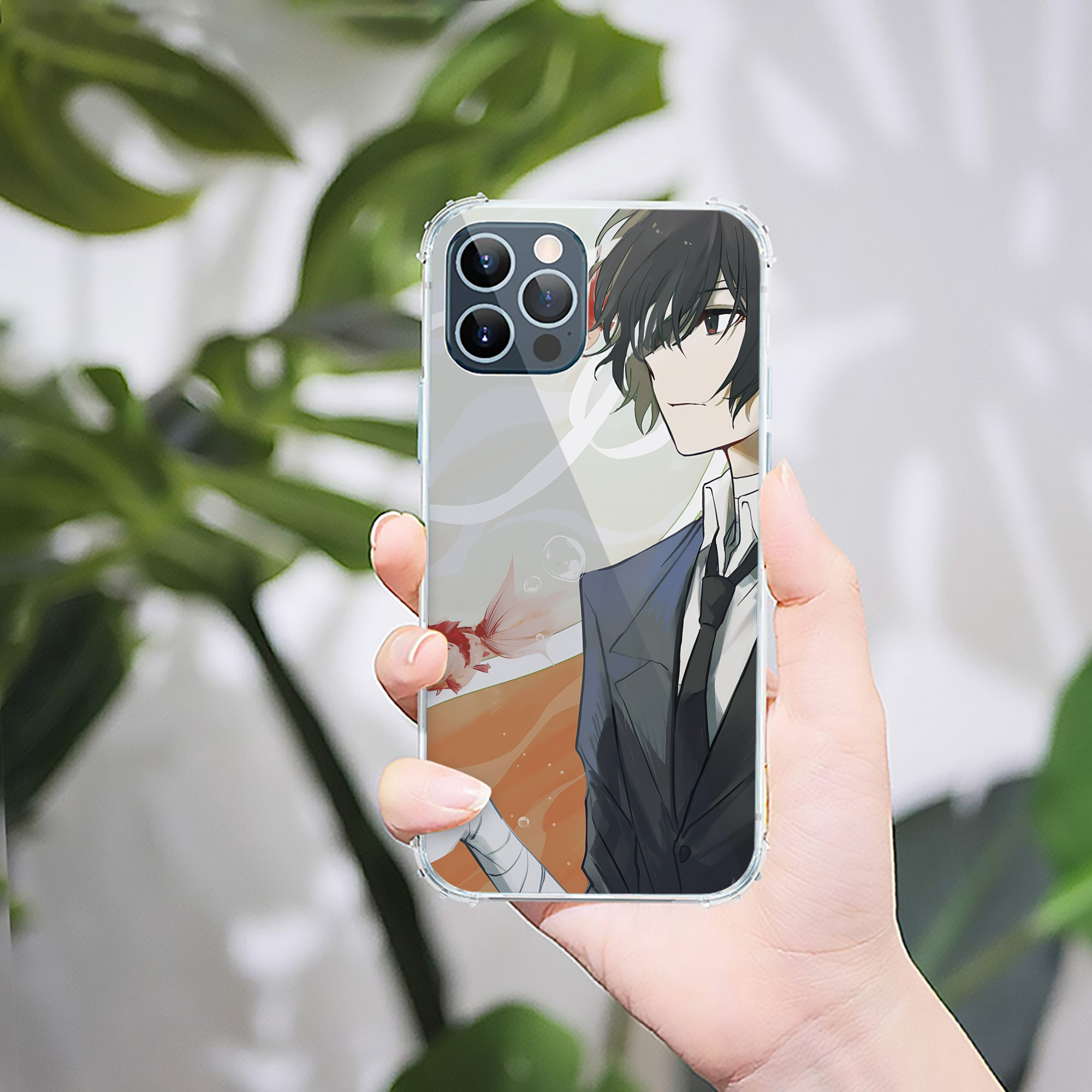（画像用） 文豪ストレイドッグス Bungo Stray Dogs 【iPhone 12シリーズ対応】透明スマホケース（クリアソフトケース）